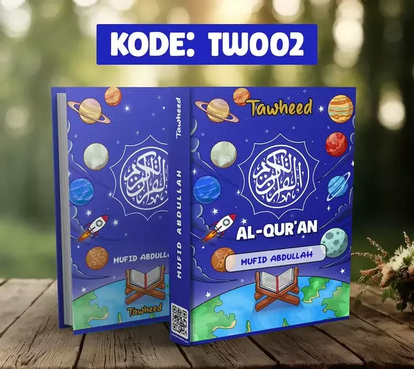 Tawheed Quran Custom Nama Warna biru